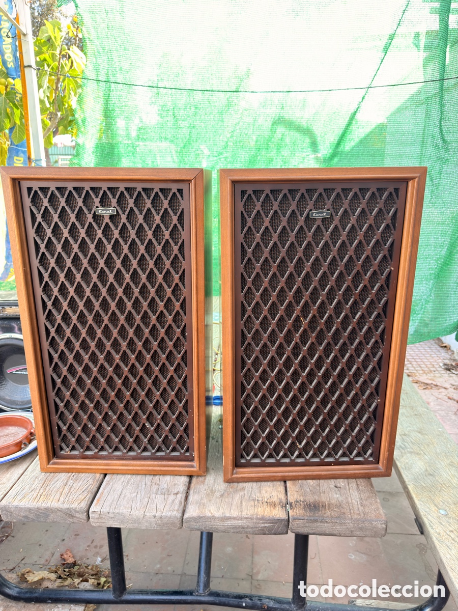 Segunda mano: CORAL CADELL BX-1201 &ndash; PAREJA VINTAGE JAP&Oacute;N &ndash; 5 V&Iacute;AS / 6 ALTAVOCES &ndash; 100 W