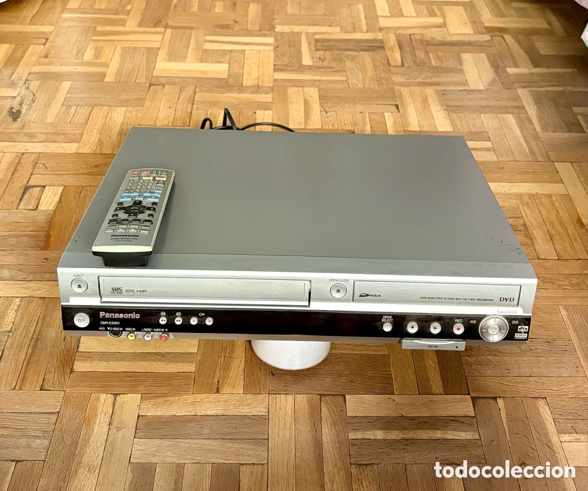 Segunda mano: Reproductor Grabador VHS DVD Panasonic DMR-ES35V. ASM