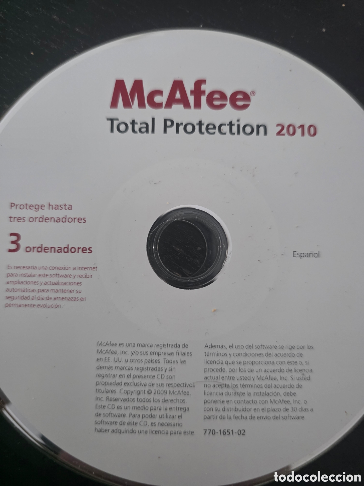 Segunda mano: MC.AFEE..DRIVERS..SIN CAJA Y SIN COMPROBAR