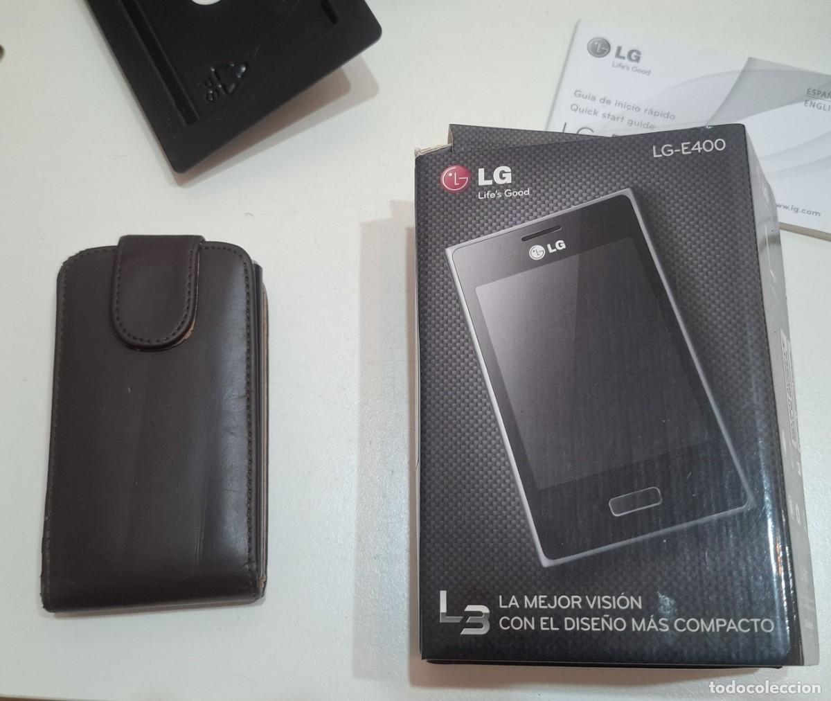 Segunda mano: TELEFONO M&Oacute;VIL LG-E400 BLANCO EN CAJA ORIGINAL - Foto 2