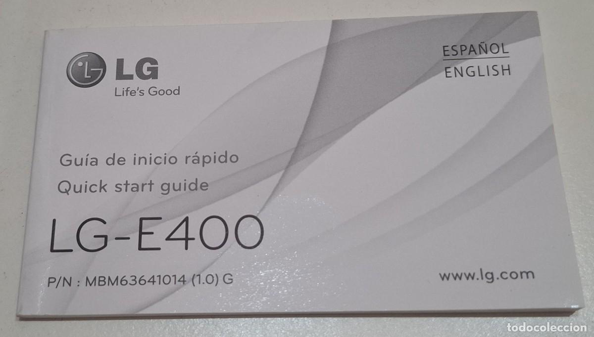 Segunda mano: TELEFONO M&Oacute;VIL LG-E400 BLANCO EN CAJA ORIGINAL - Foto 4
