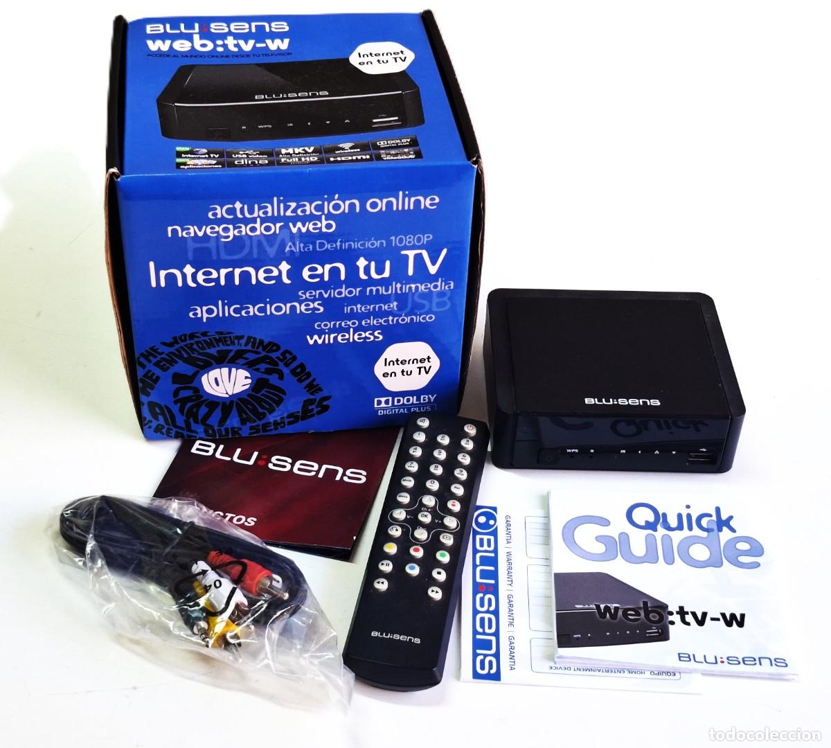 Segunda mano: BLUE-SENS DISPOSITIVO DE INTERNET PAR TV 1080.P