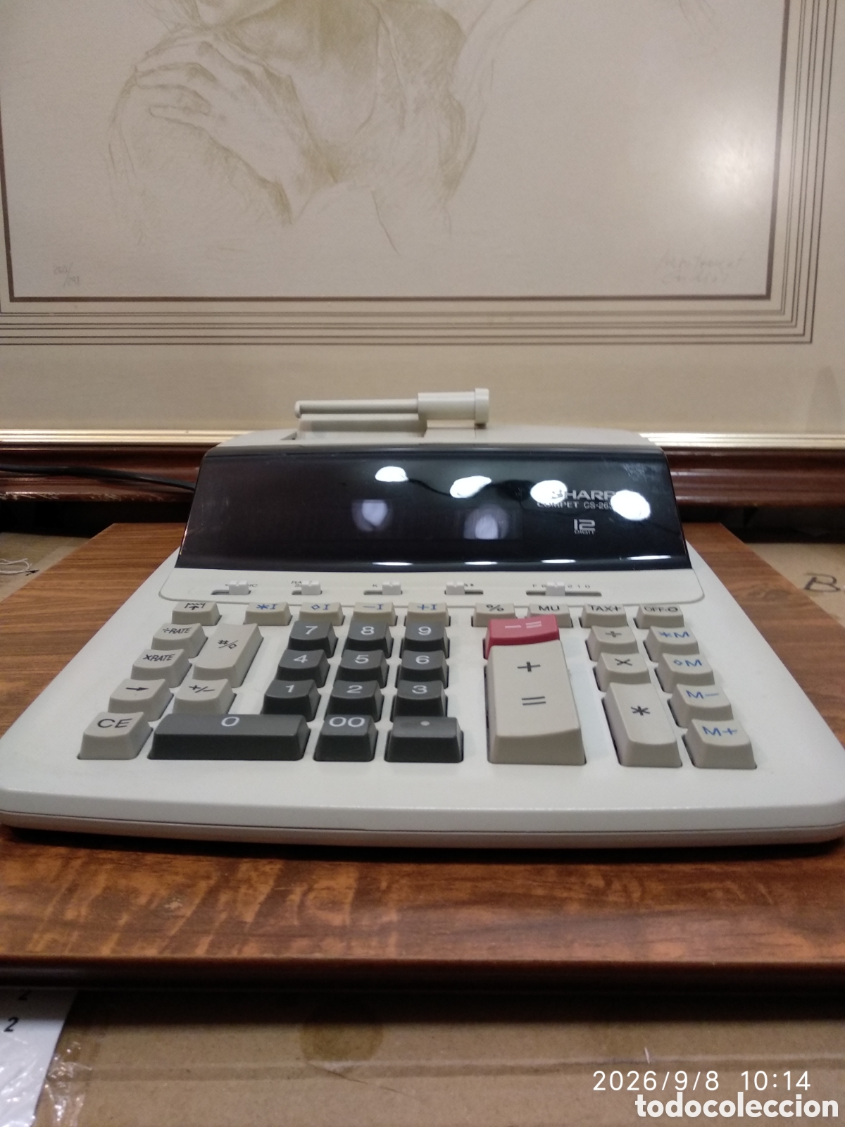 Segunda mano: Calculadora con impresora Sharp CS-2635RH - Foto 6
