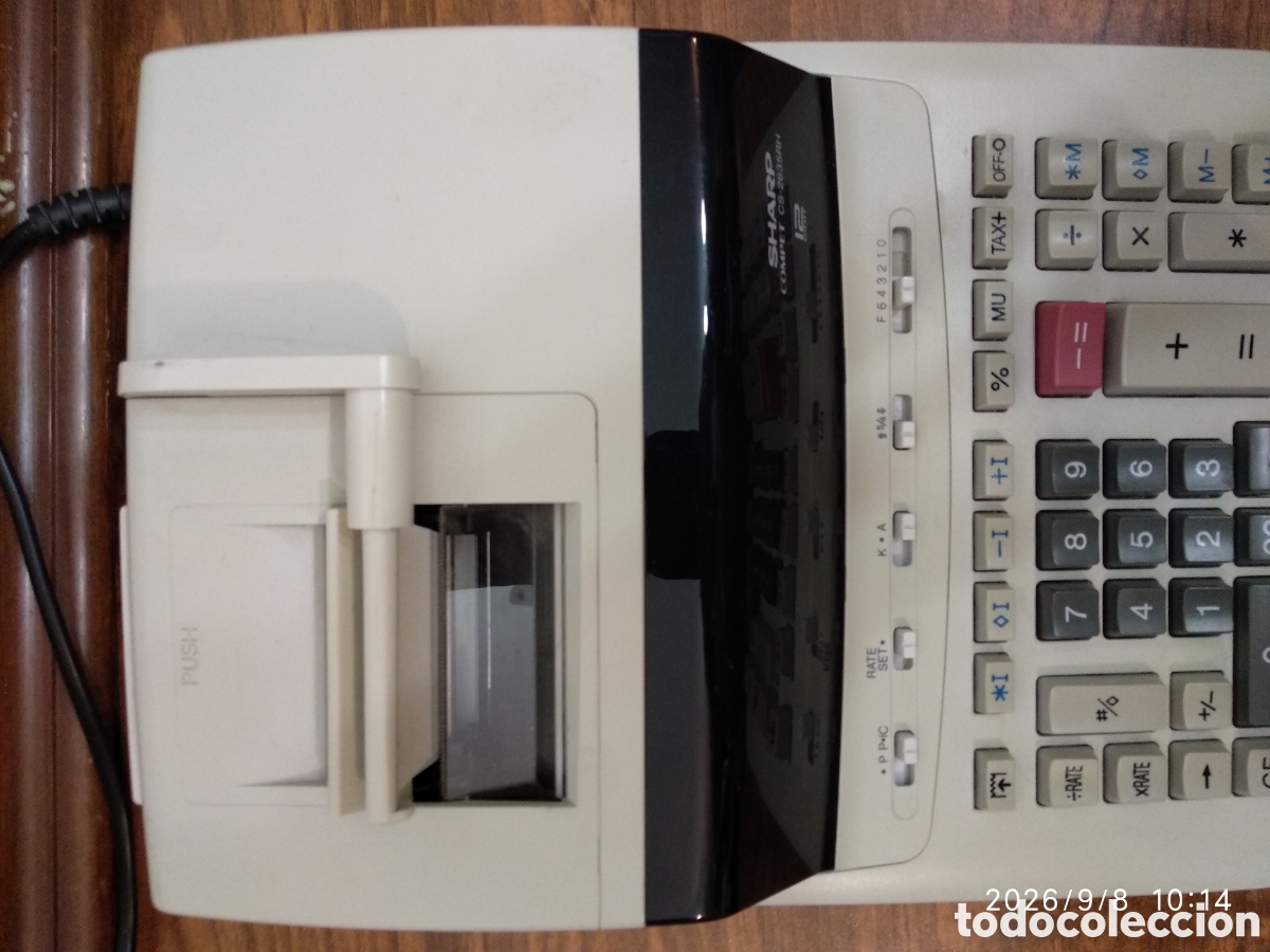 Segunda mano: Calculadora con impresora Sharp CS-2635RH - Foto 7