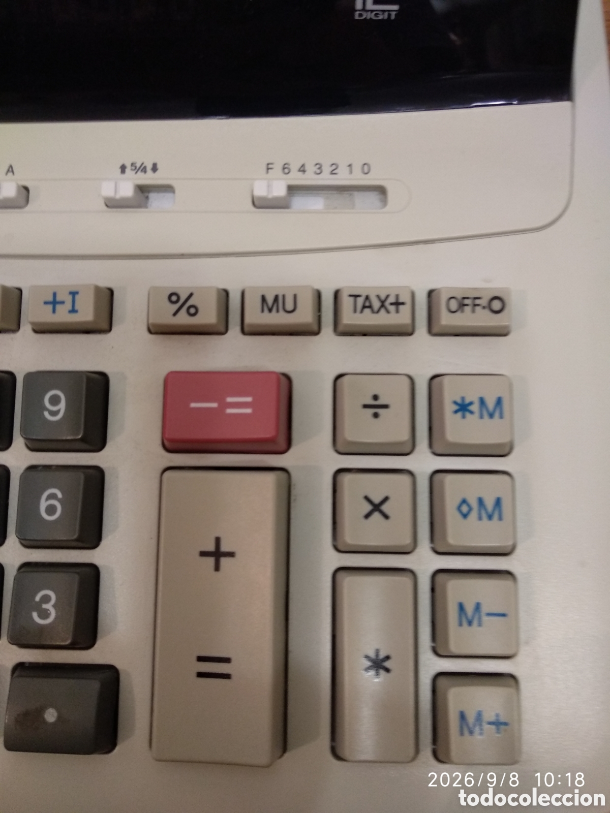 Segunda mano: Calculadora con impresora Sharp CS-2635RH - Foto 13
