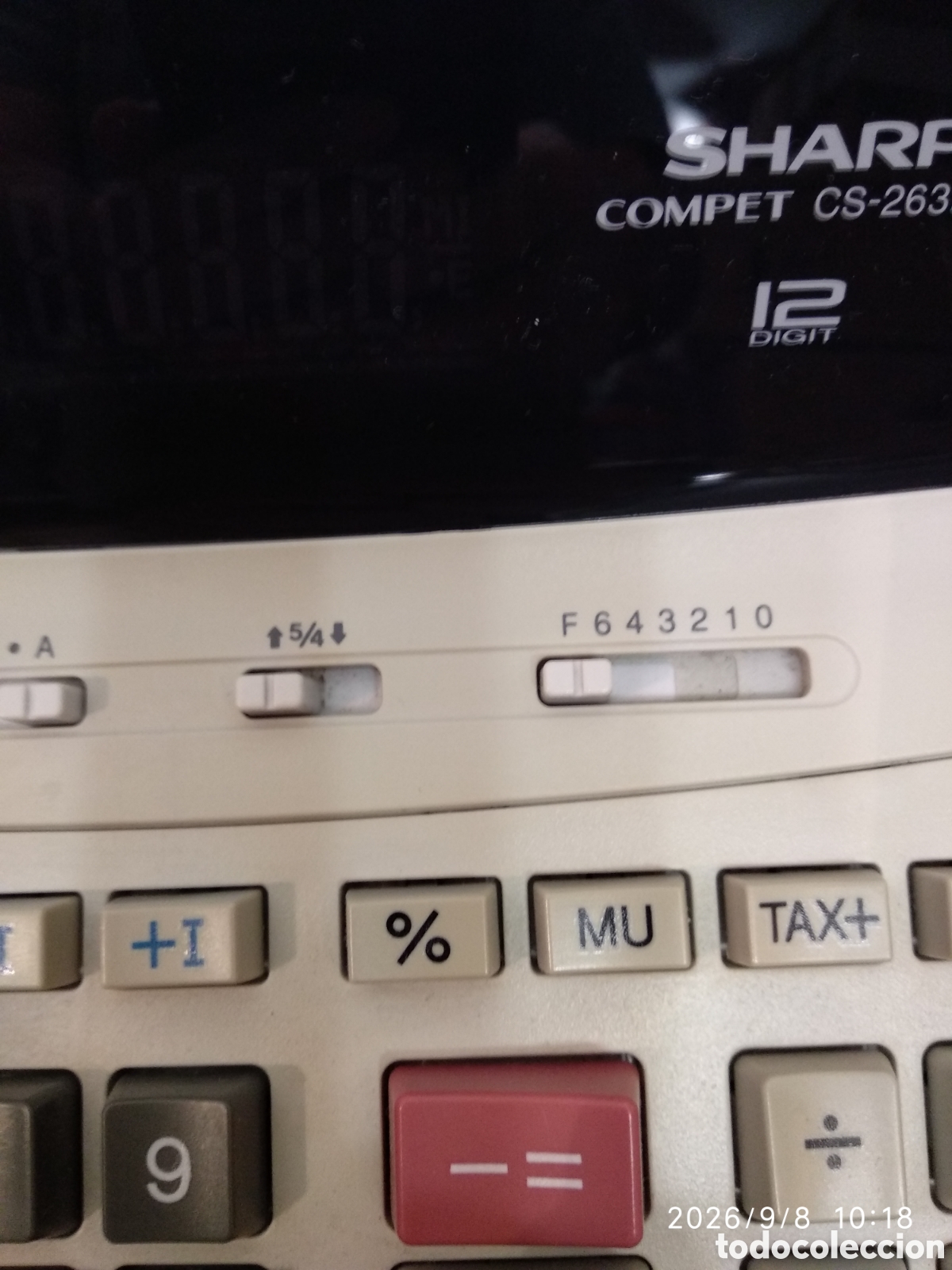 Segunda mano: Calculadora con impresora Sharp CS-2635RH - Foto 16