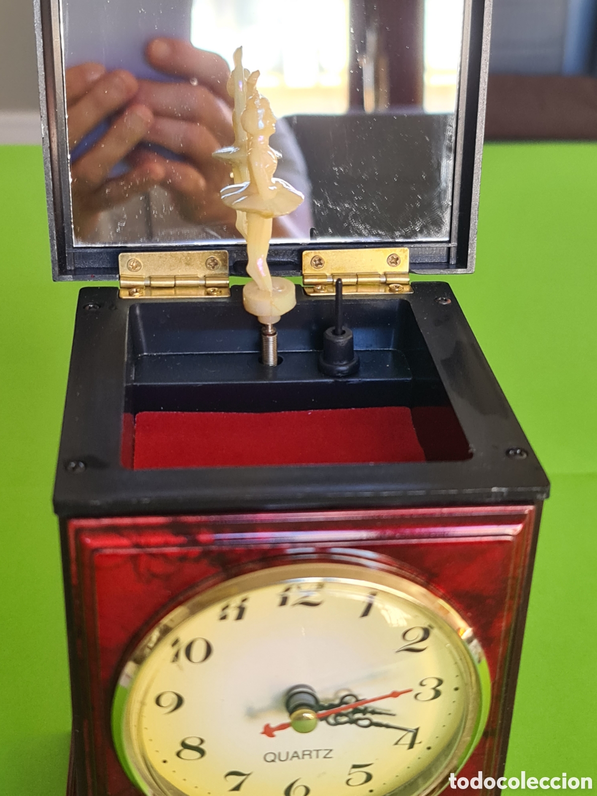 Segunda mano: Joyero reloj /caja musical y bailarina. Funciona. - Foto 2