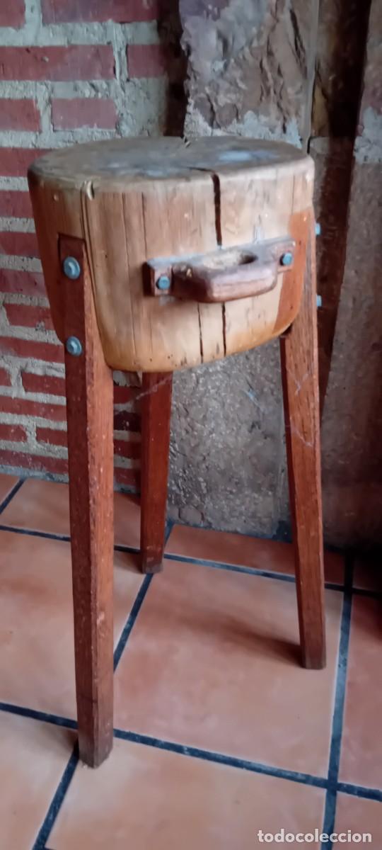 Segunda mano: Tajo de corte pars carne,en madera - Foto 3