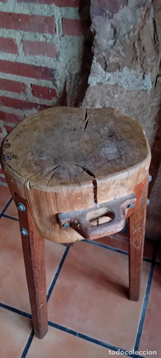 Segunda mano: Tajo de corte pars carne,en madera - Foto 4