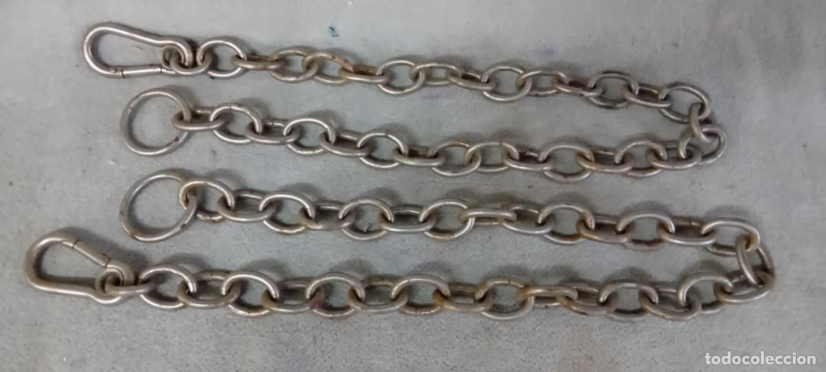 Segunda mano: Pareja de cadenas 85 cm de largo cada una .