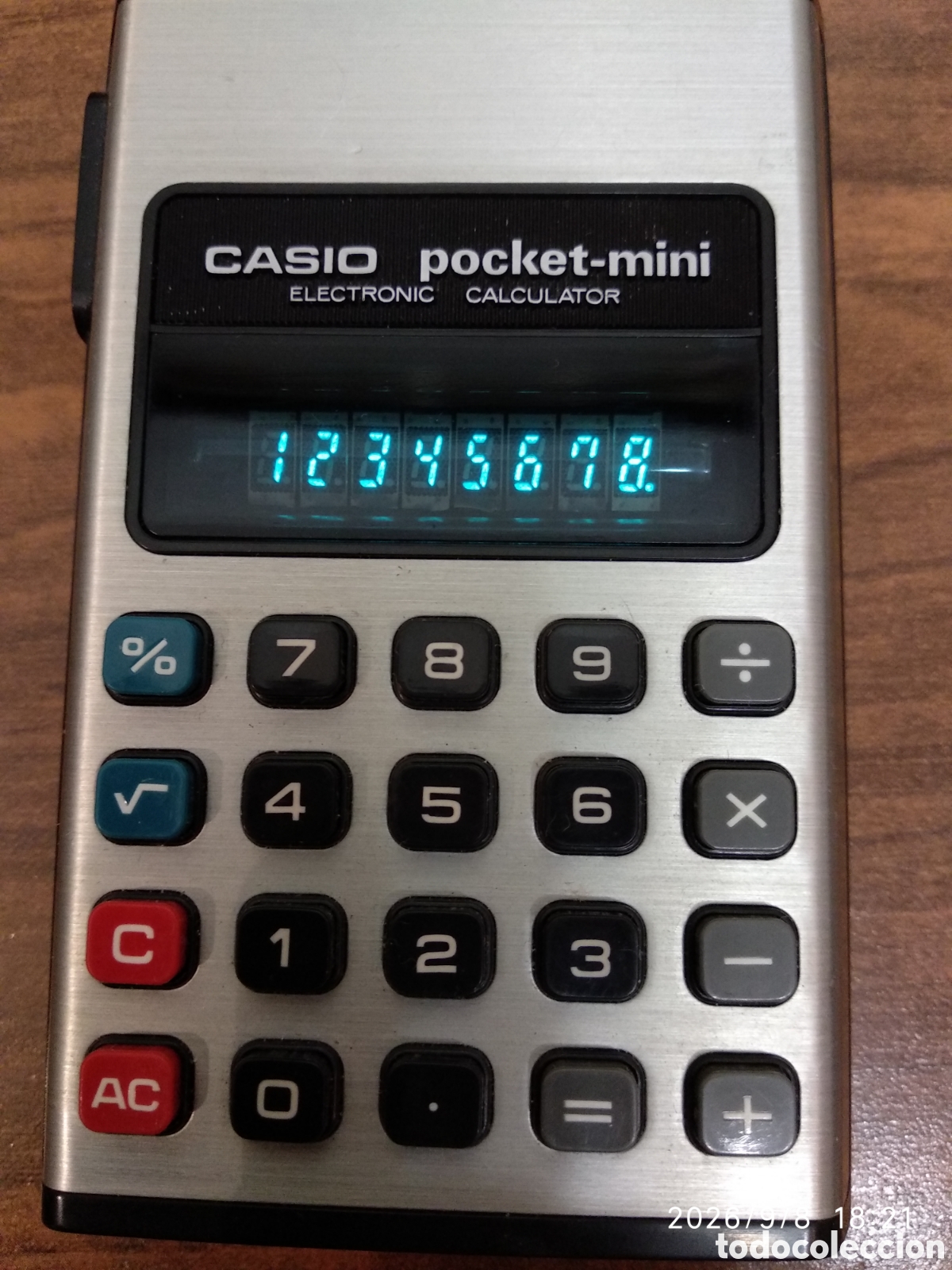 Segunda mano: Casio pocket-mini electronic calculator