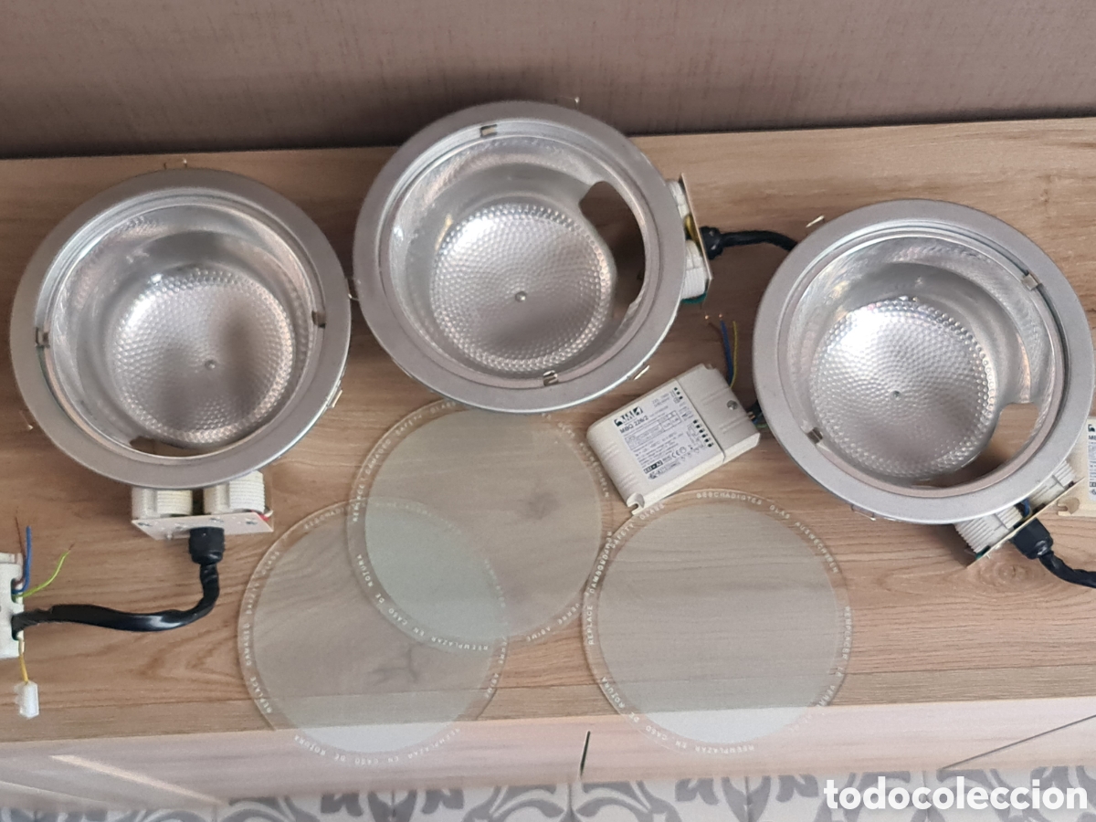 Segunda mano: Lote 3 focos empotrables/ downlight. - Foto 4