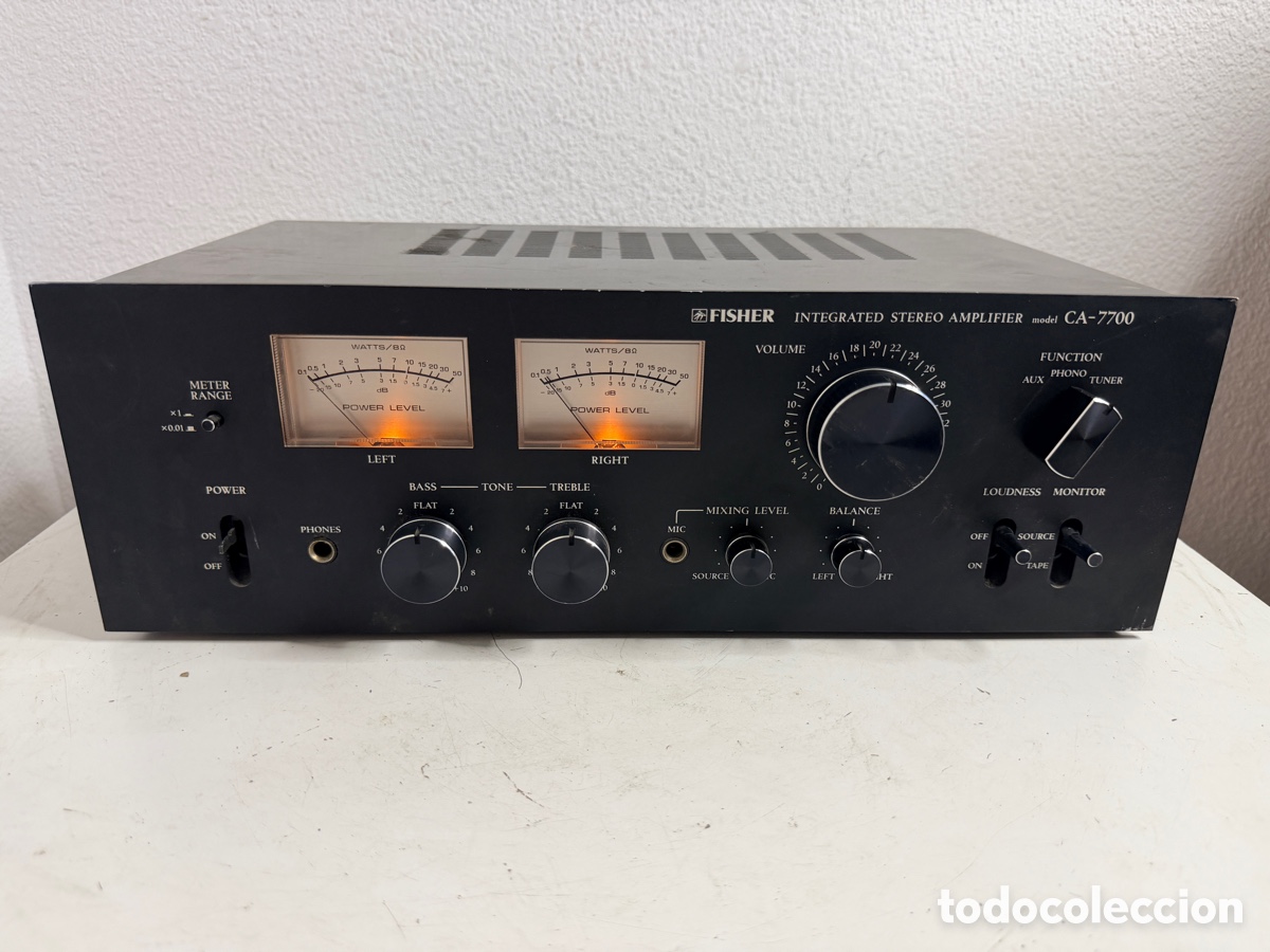 Segunda mano: Fisher CA 7700 Stereo Amplifier Hifi Vintage Japan 1979