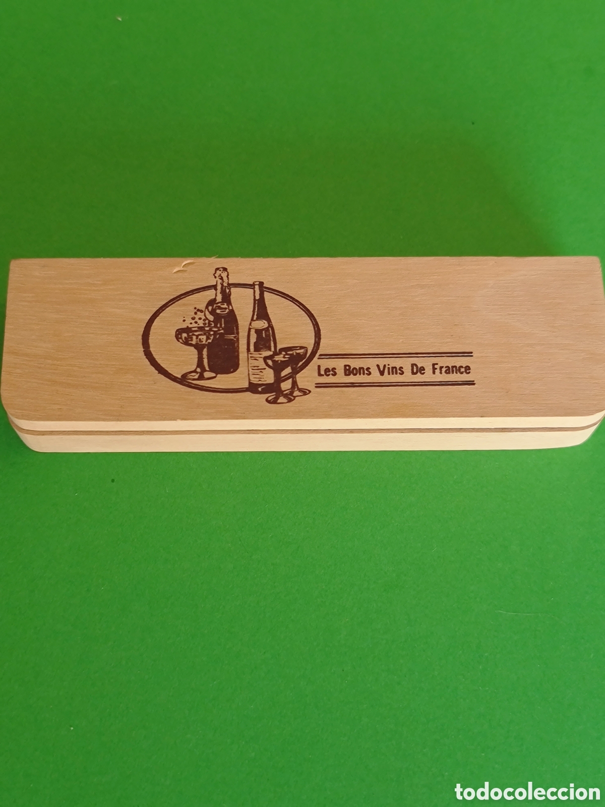 Segunda mano: Term&oacute;metro para el vino franc&eacute;s/ estuche madera. - Foto 5