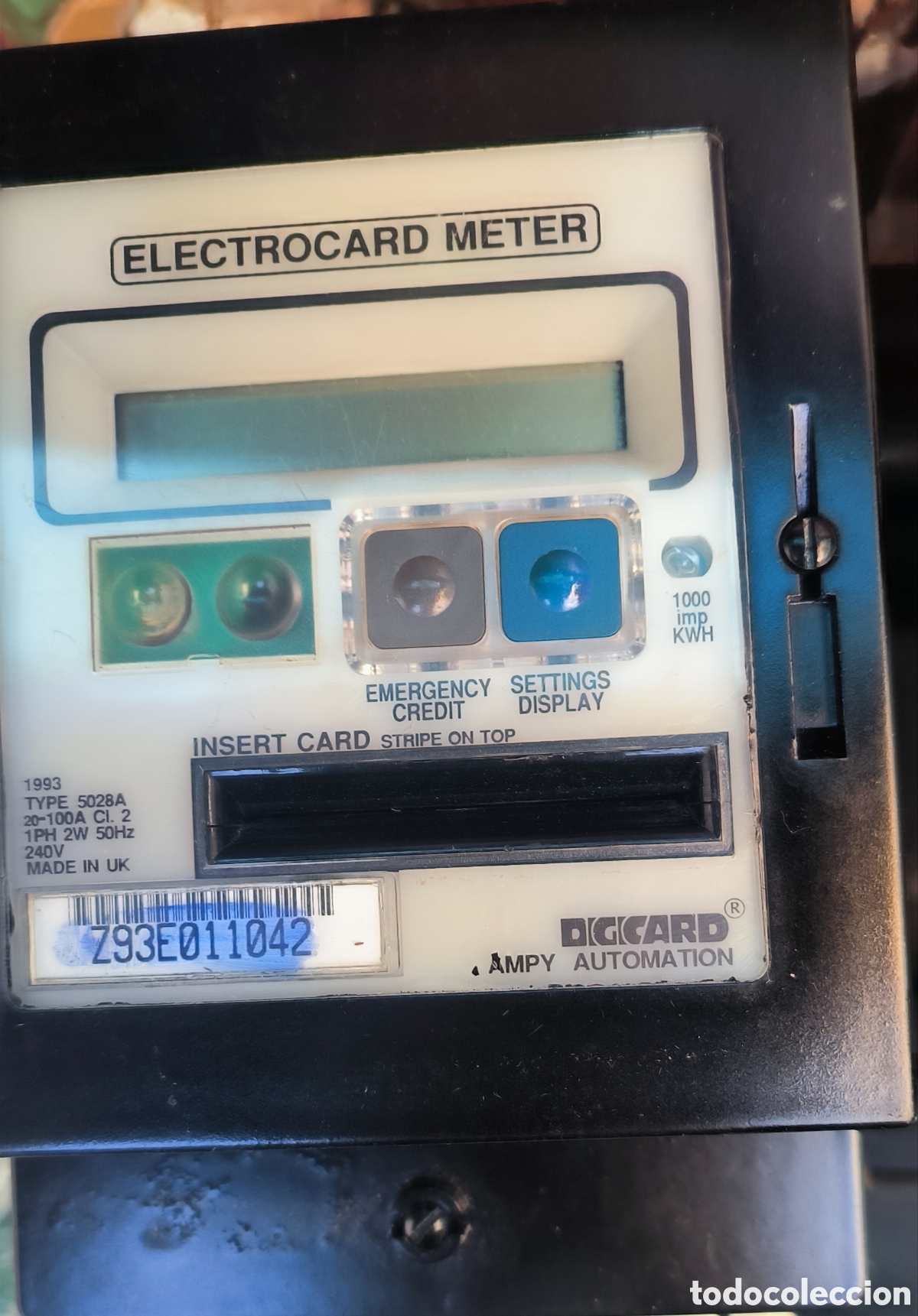 Segunda mano: Medidor el&eacute;ctrico de tarjeta de prepago Ampy - Foto 2