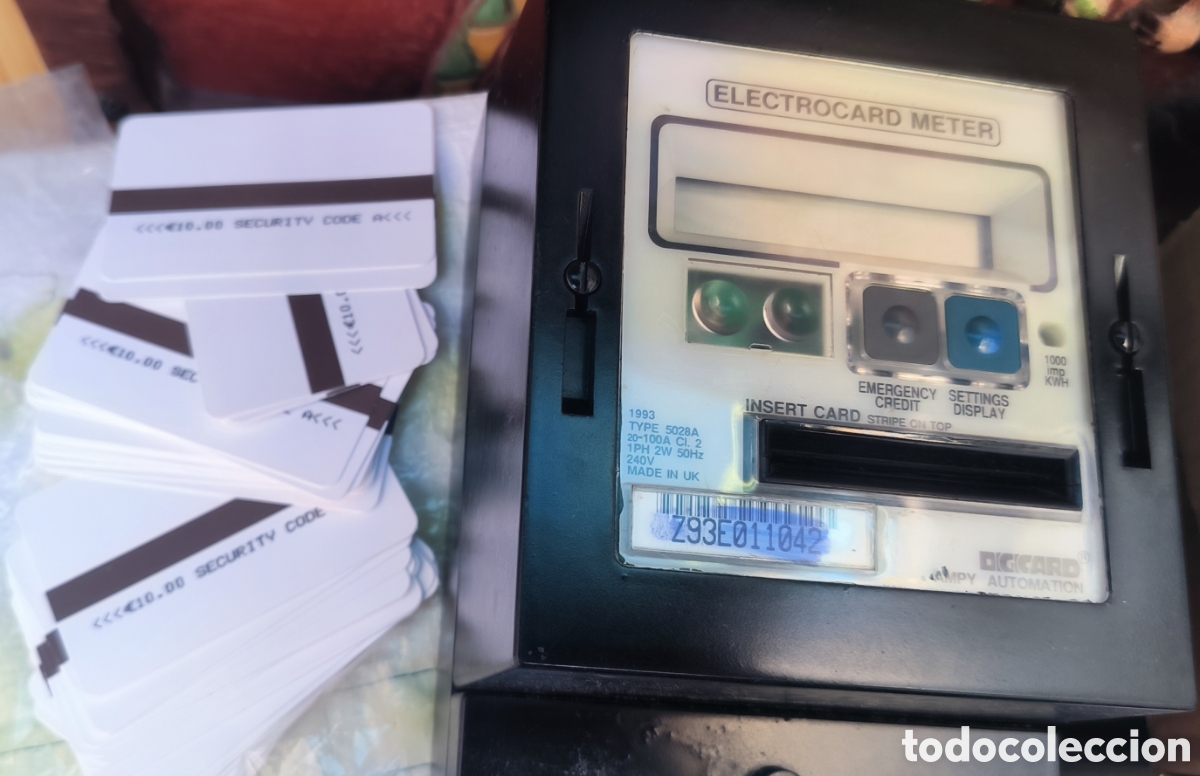 Segunda mano: Medidor el&eacute;ctrico de tarjeta de prepago Ampy - Foto 1