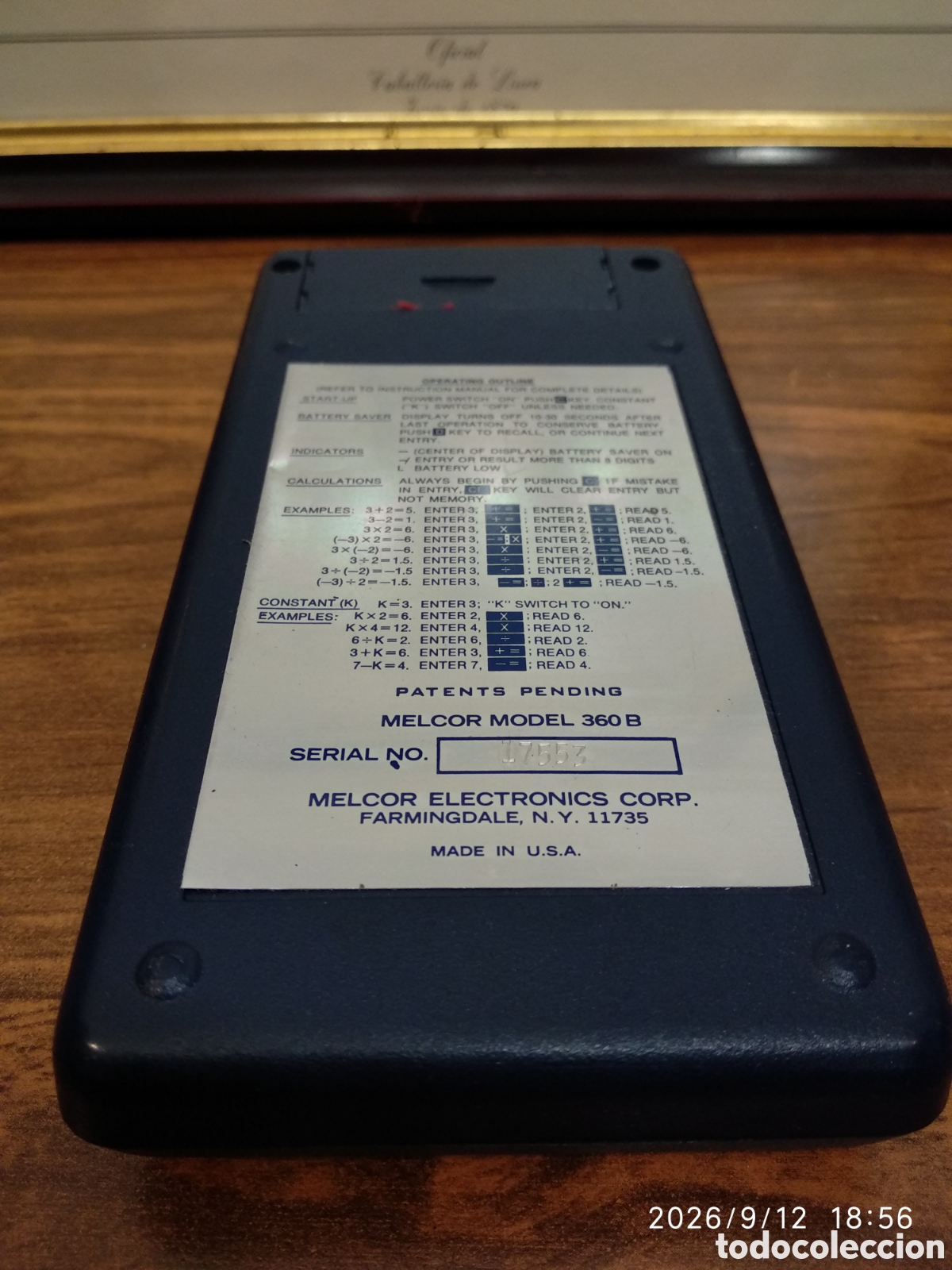 Segunda mano: Calculadora electr&oacute;nica Melcor 360 - Foto 11