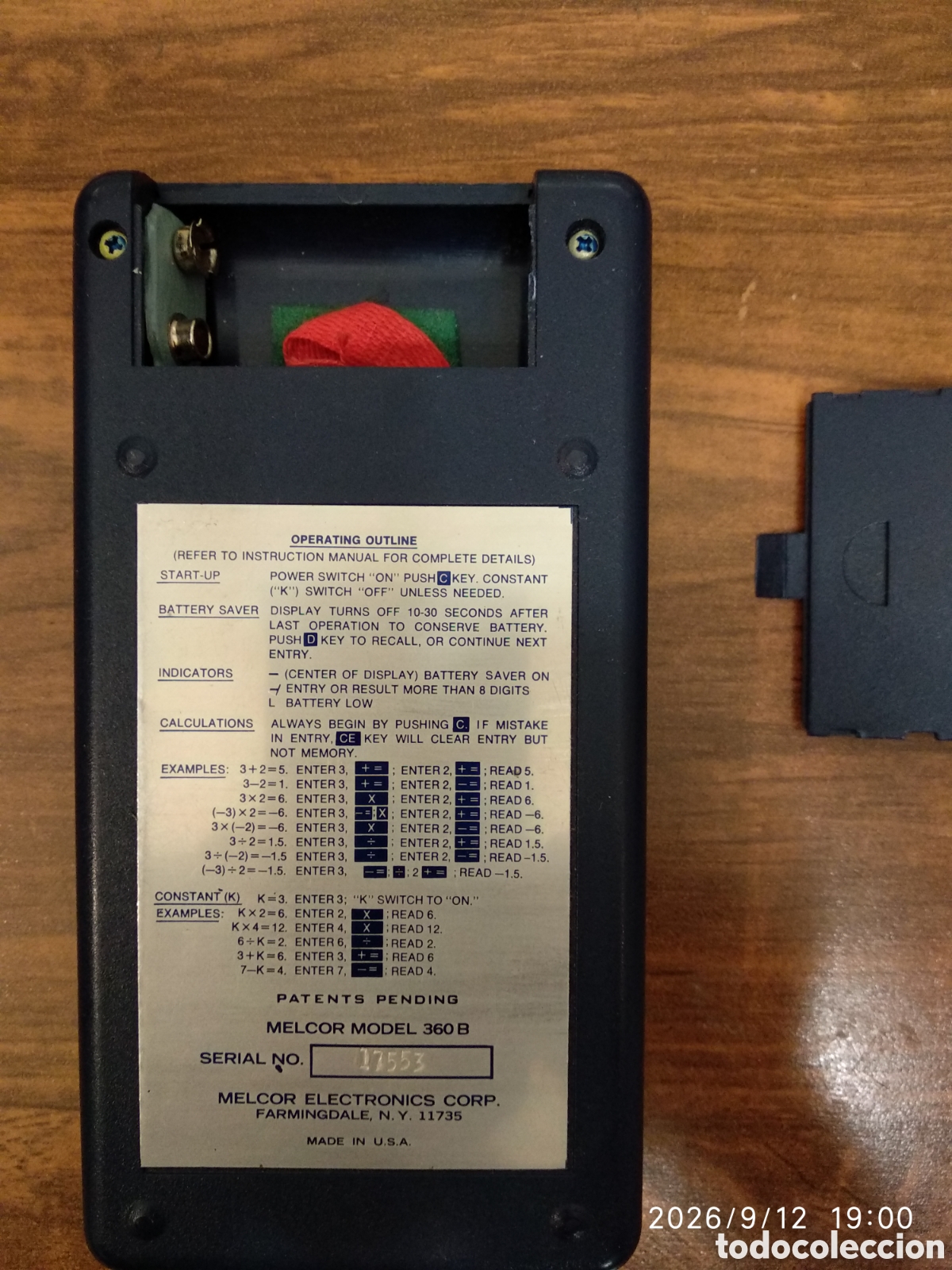 Segunda mano: Calculadora electr&oacute;nica Melcor 360 - Foto 22