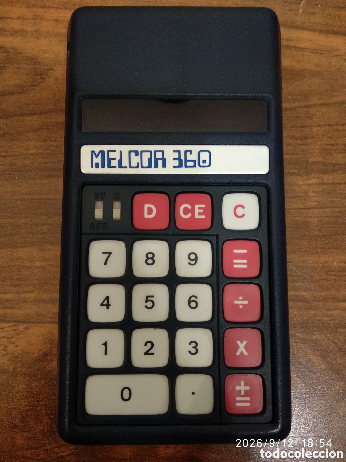 Segunda mano: Calculadora electr&oacute;nica Melcor 360