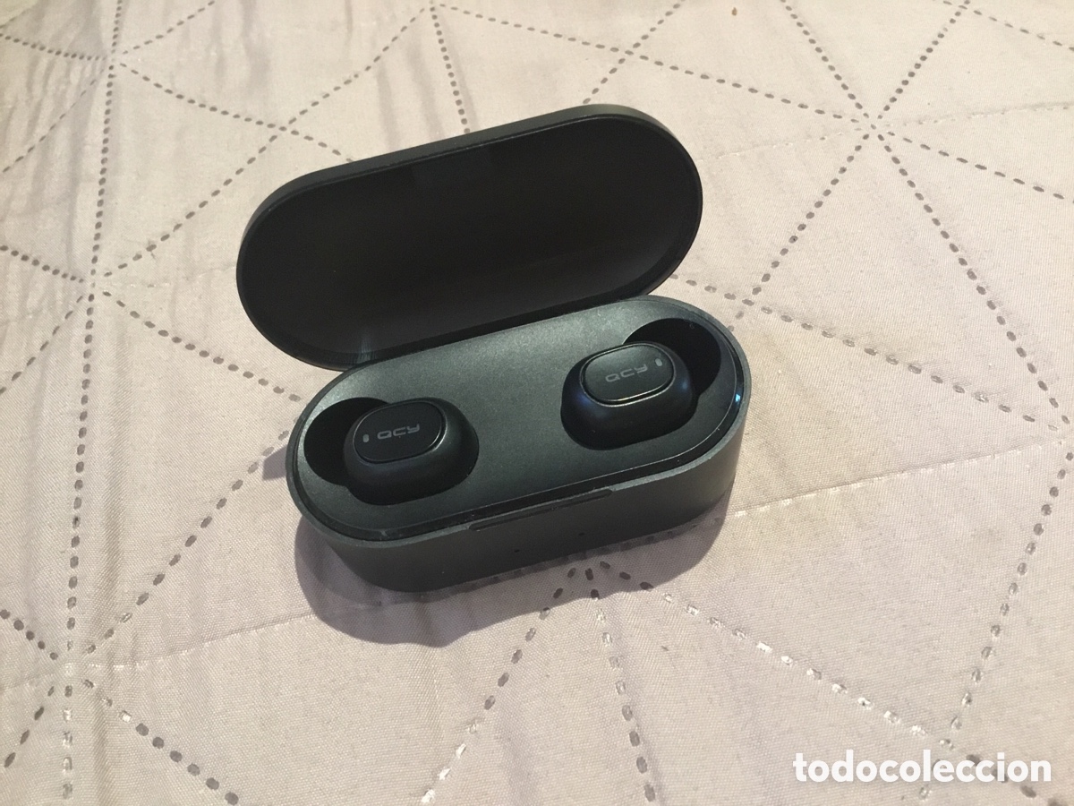 D'Occasion: Auriculares de bot&oacute;n Qcy negros