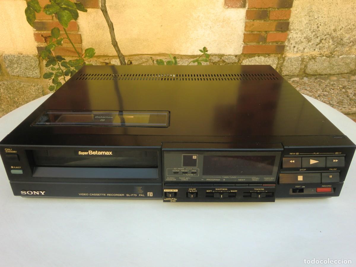 Segunda mano: Video SONY SUPER BETAMAX SL-F75 PAL. Muy buen estado