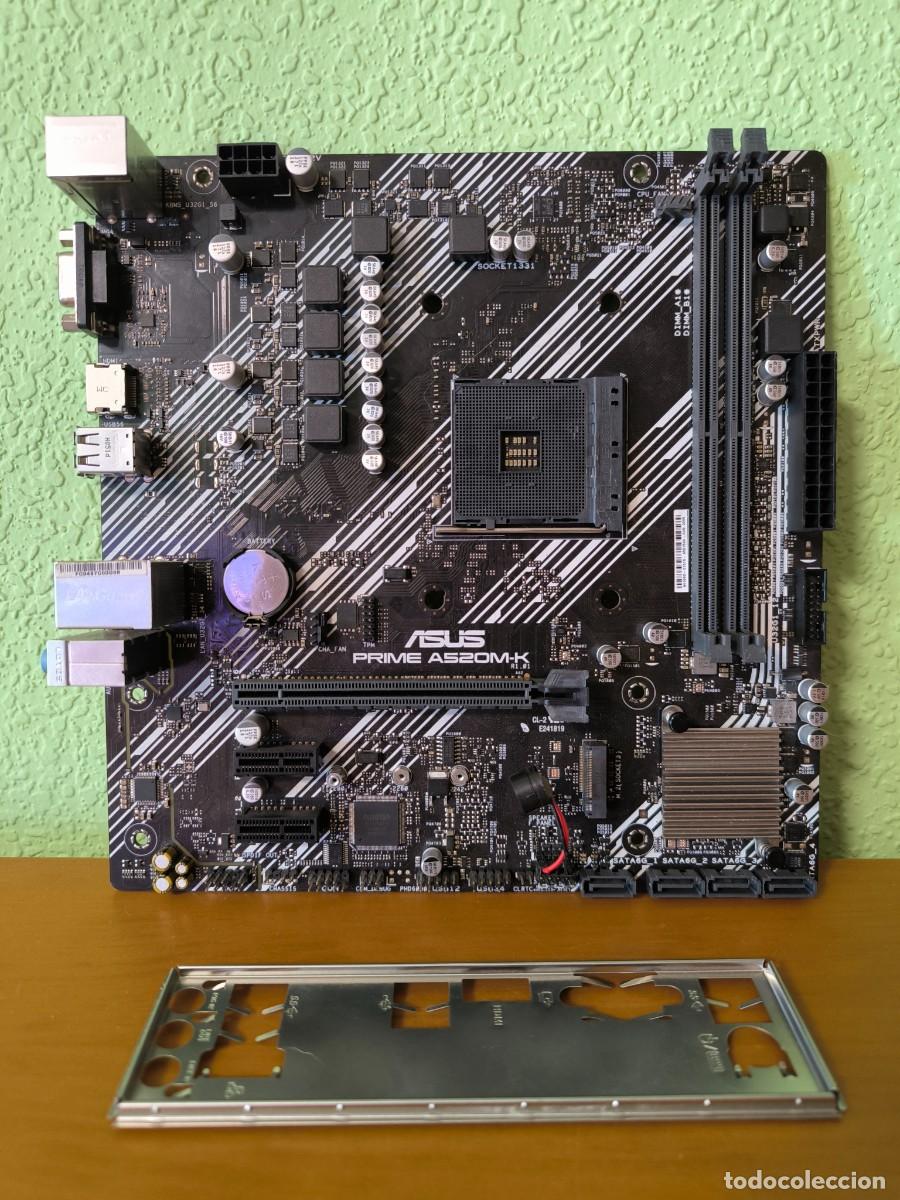 Segunda mano: Placa Base ASUS Prime A520M-K + Shield
