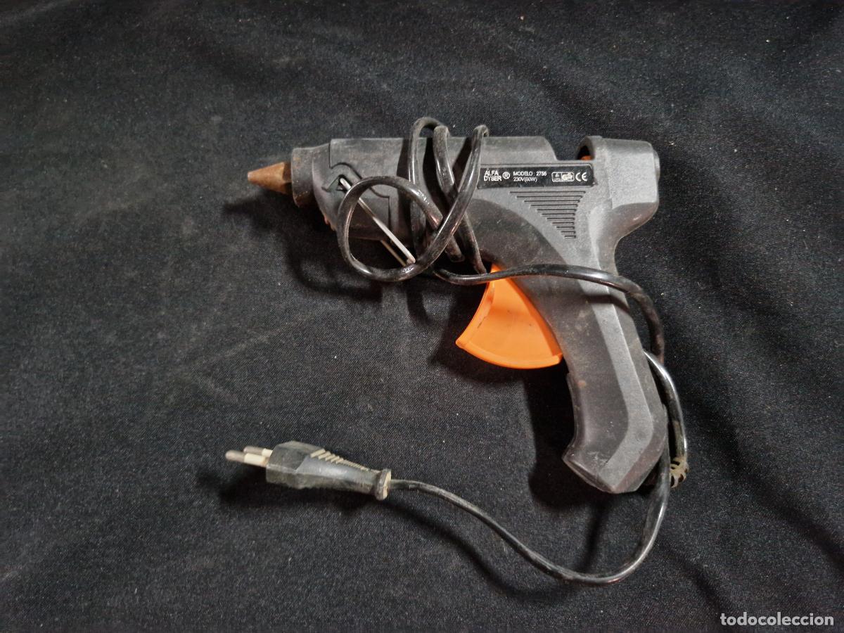Segunda mano: BONITA PISTOLA DE SILICONA CALIENTE.