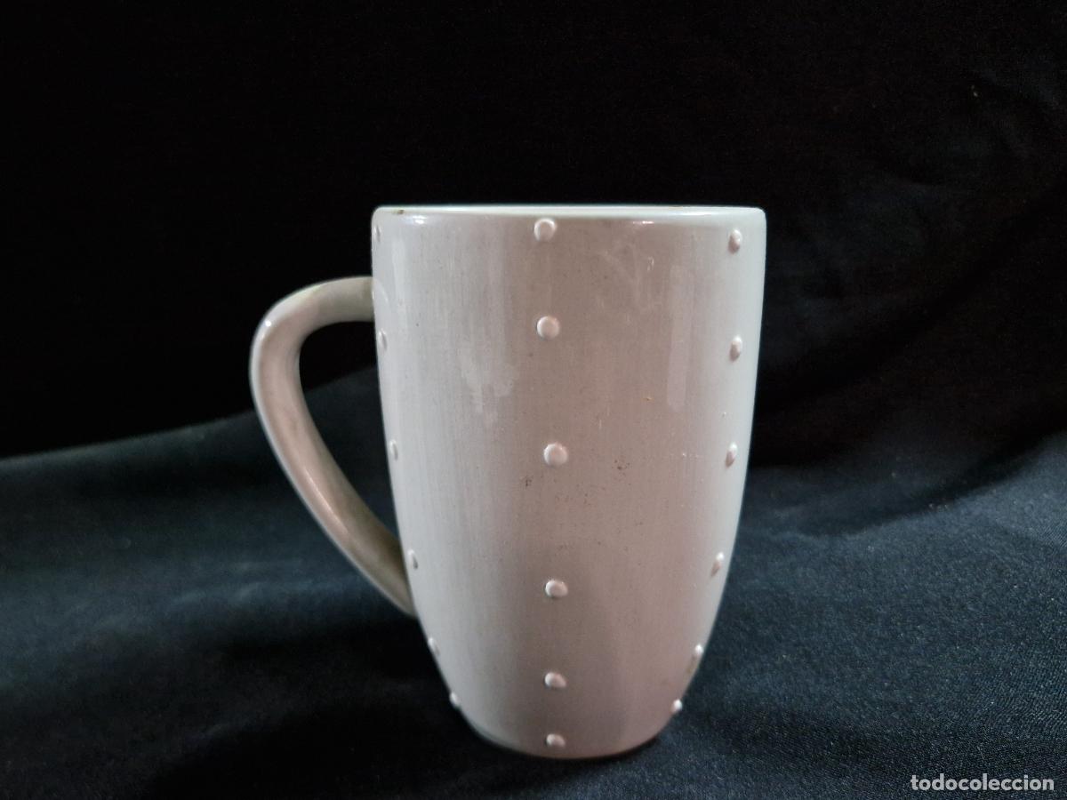 Segunda mano: BONITA TAZA COLOR BLLANCO. MEDIDA 9*9