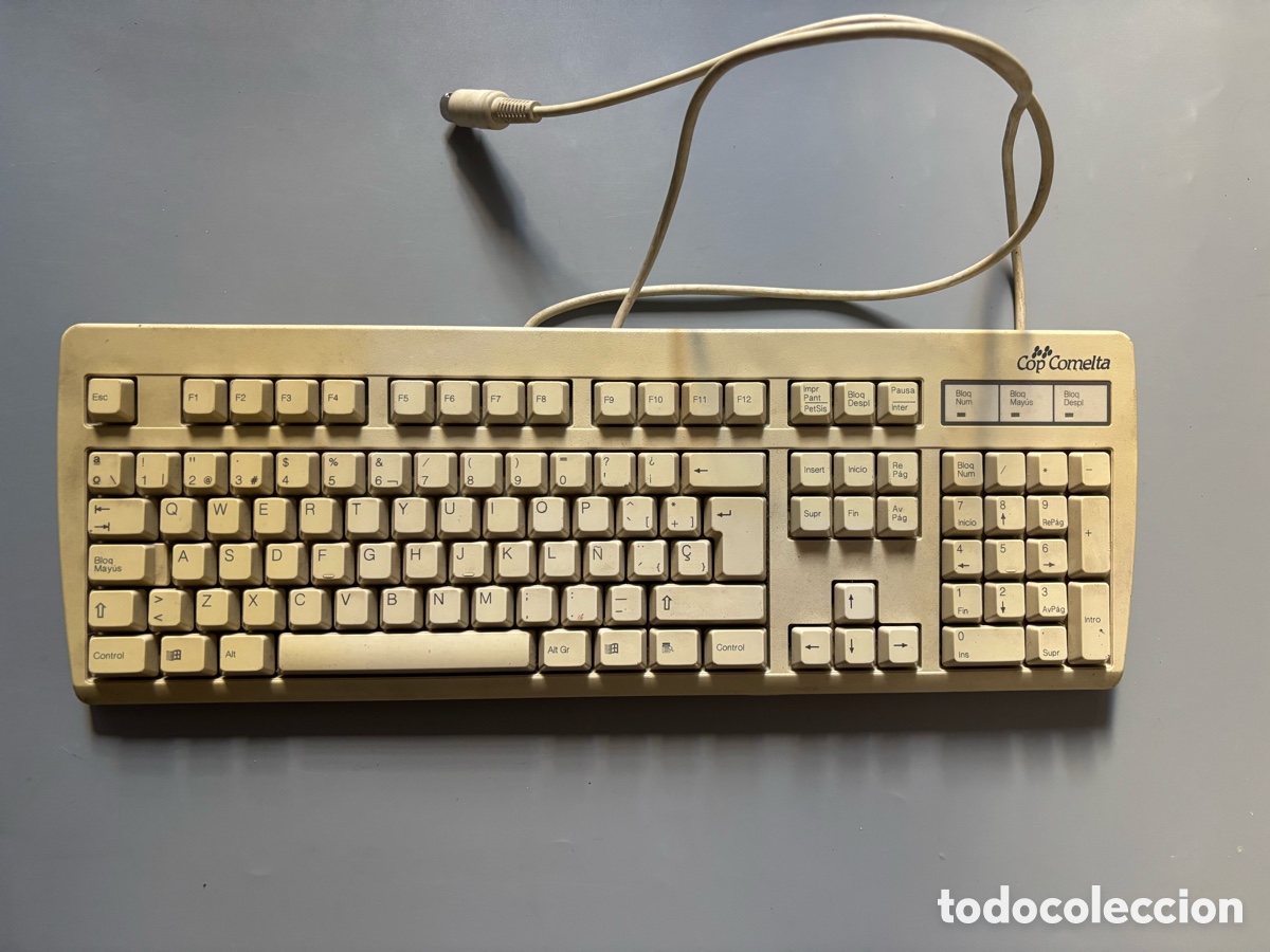 Segunda mano: Teclado original Cop Comelta para windows 95