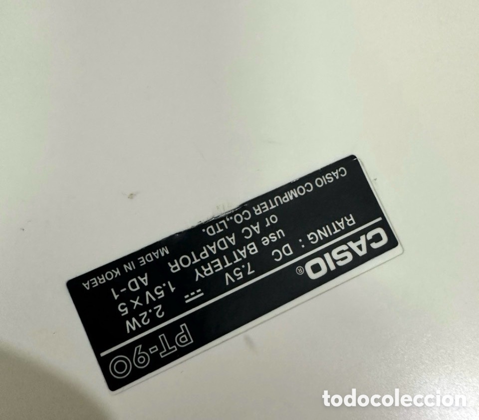 Segunda mano: Antiguo piano Casio PT-90 Japan - Foto 10