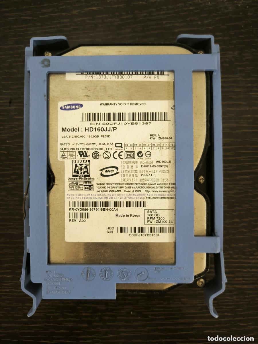 Segunda mano: Disco Duro Samsung HD160JJ 160GB SATA 3,5&rdquo; 7200RPM Interno PC Torre Retro Dell