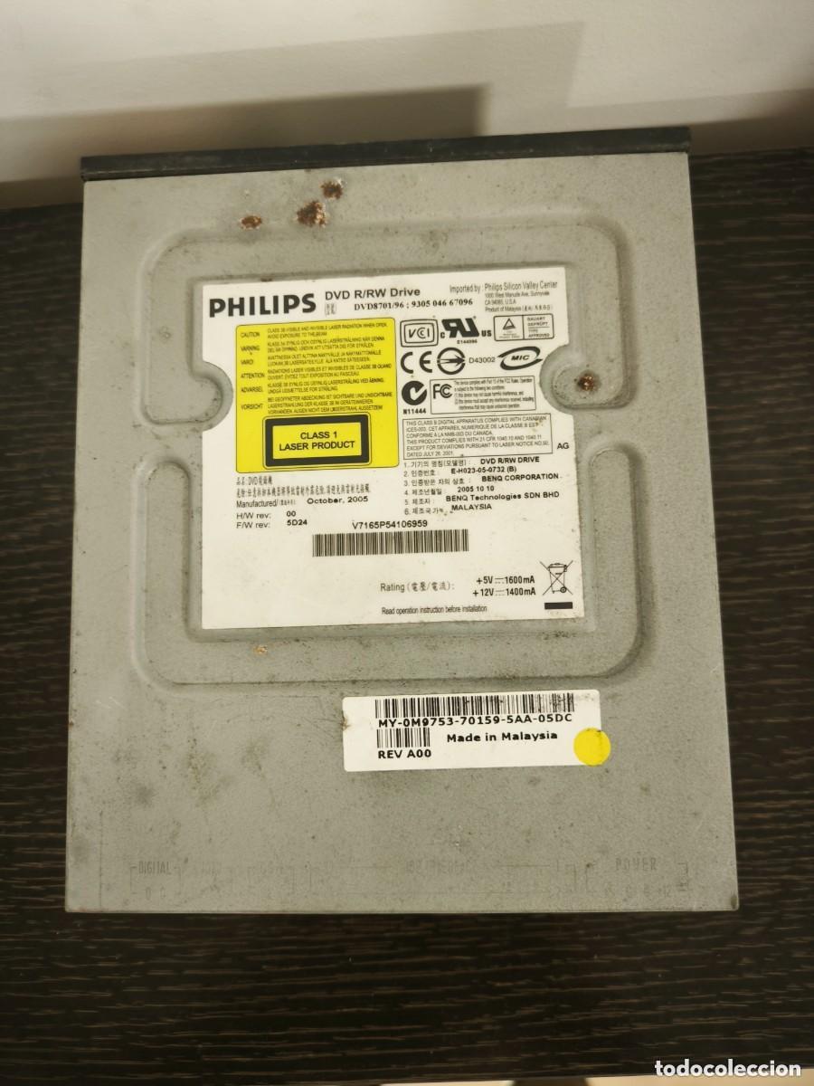Segunda mano: Grabadora DVD Philips DVD8701 Interna 5,25&rdquo; IDE Regrabadora CD DVD&plusmn;RW Retro PC