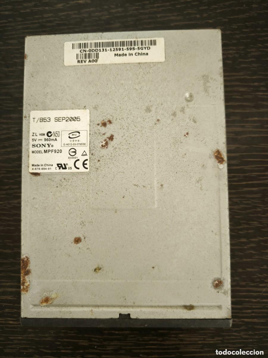 Segunda mano: Disquetera Sony MPF920 Interna 3,5&rdquo; 1,44MB Floppy Dell Retro PC Vintage Funcional