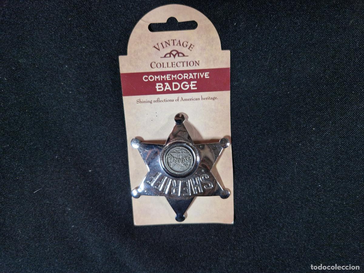 Segunda mano: BONITA PLACA SHERIFF. COLECCION.