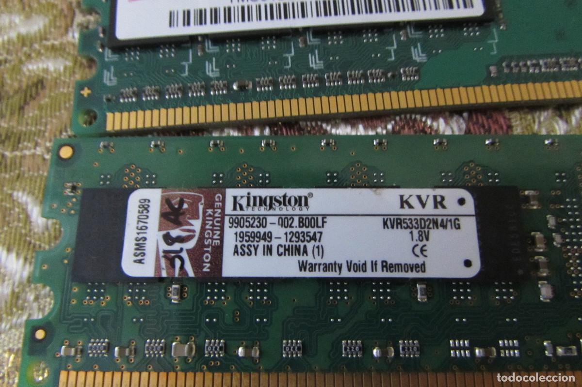 Segunda mano: 2 MEMORIAS 512MB Y 1G TAKEMS Y KINGSTON - Foto 2