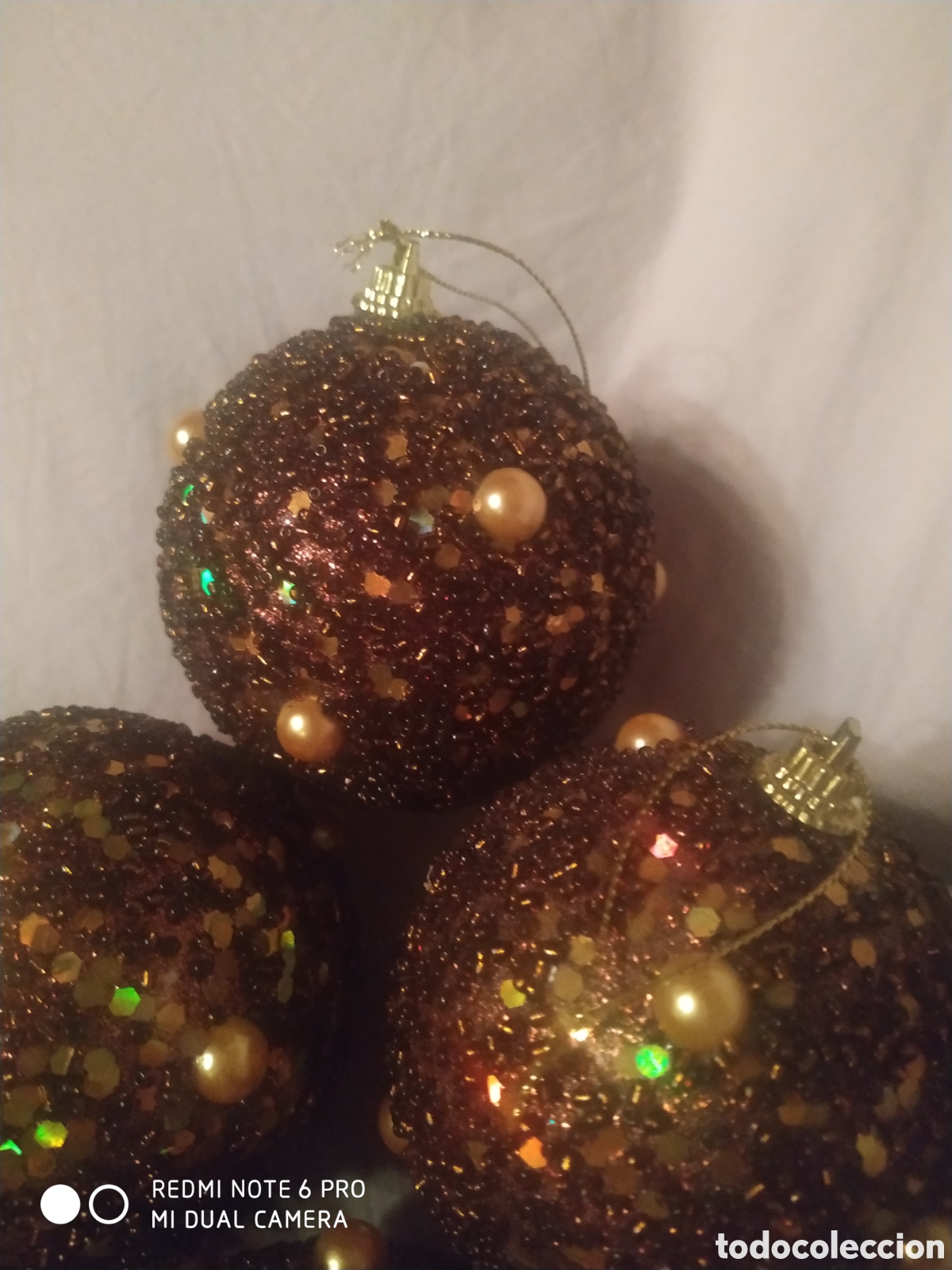 Segunda mano: Lote de 6 bolas de navidad - Foto 2