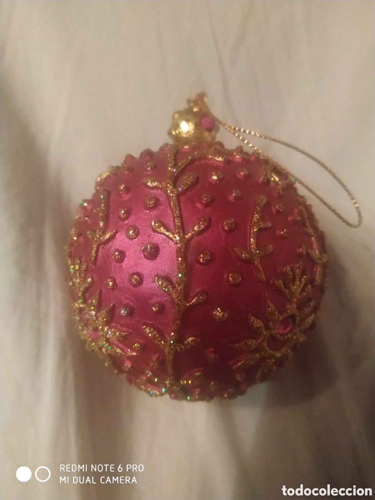 Segunda mano: Bola barroca de navidad