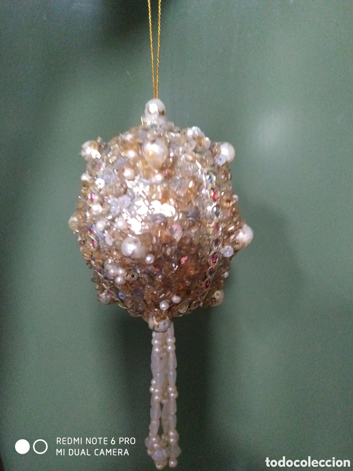 Segunda mano: Abalorio barroco navide&ntilde;o
