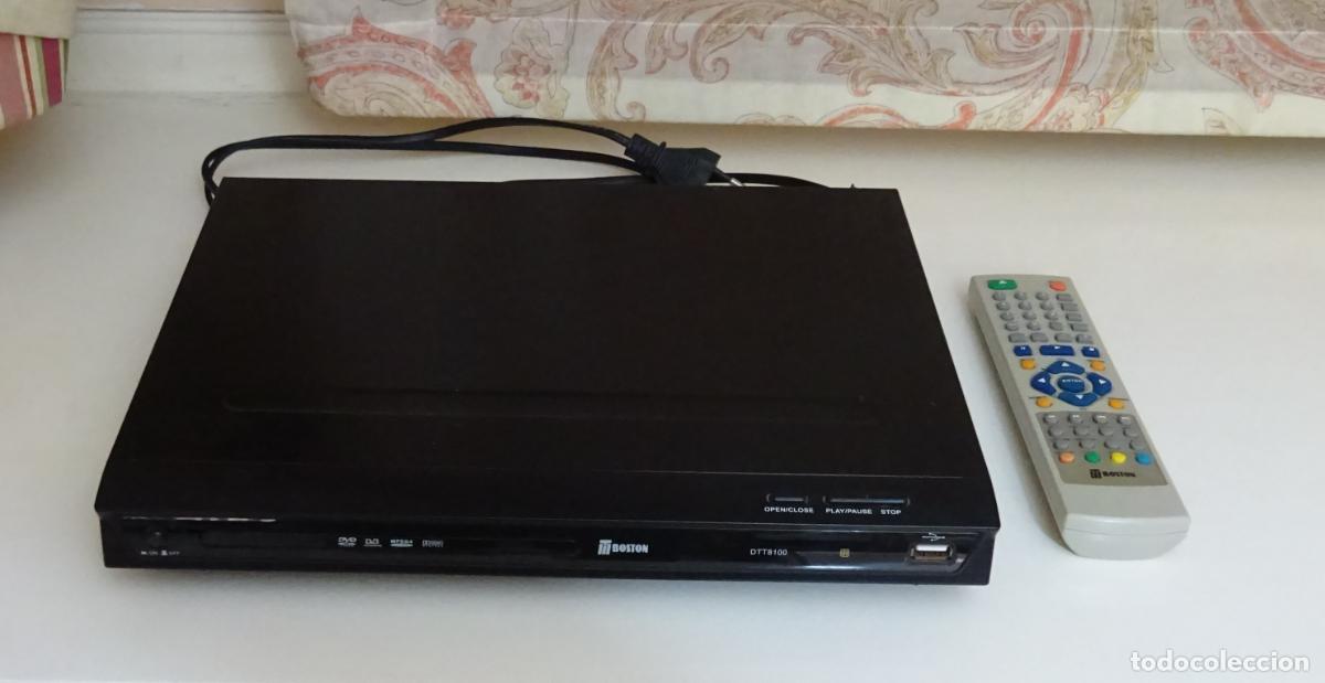 Segunda mano: TDT REPRODUCTOR DVD CON ENTRADA USB CON MANDO BOSTON DTT8100
