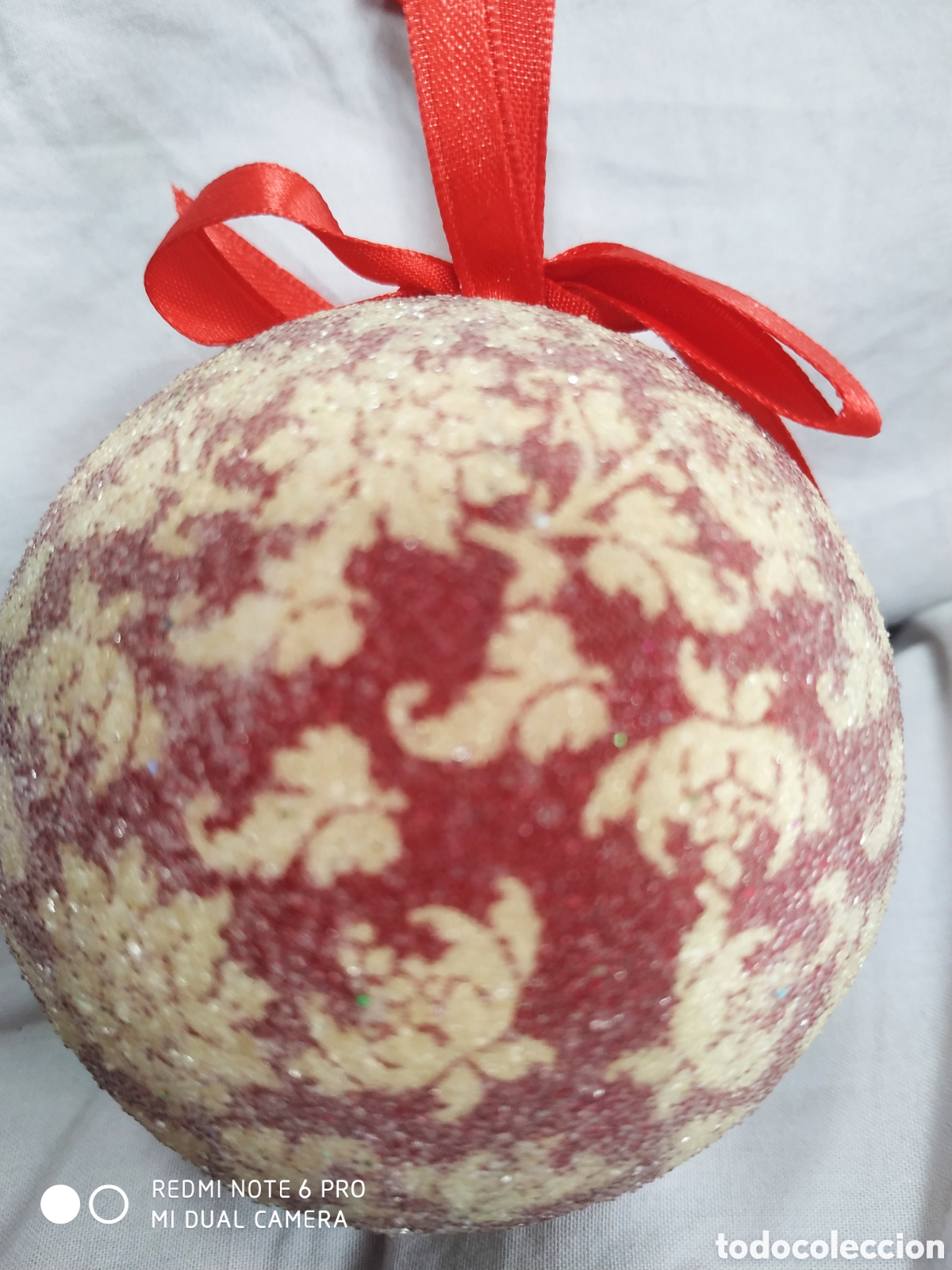 Segunda mano: 3 bolas navide&ntilde;as glaceadas - Foto 2