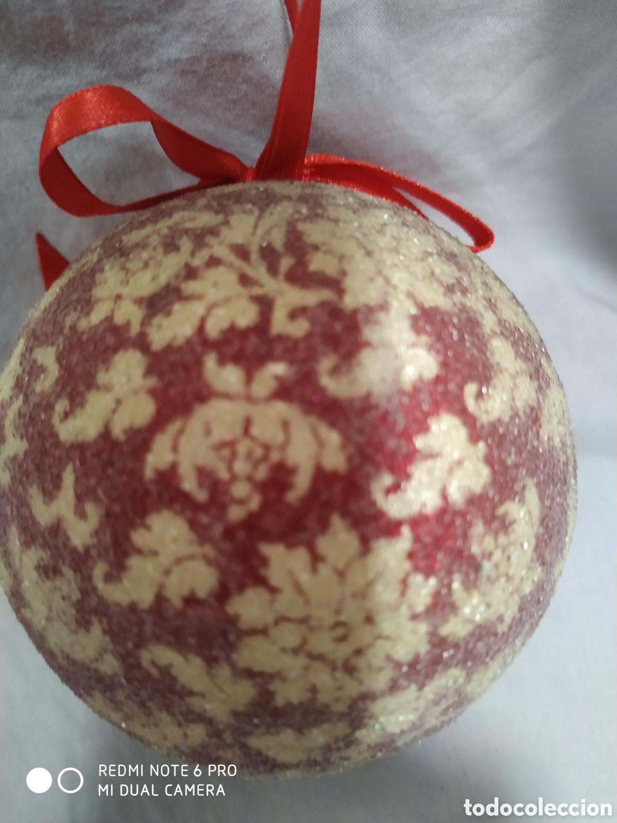 Segunda mano: 3 bolas navide&ntilde;as glaceadas - Foto 3