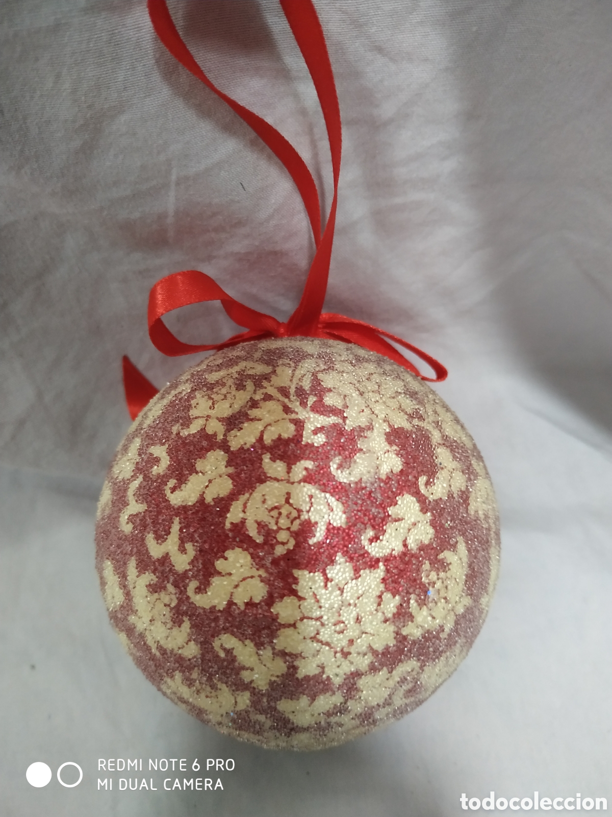 Segunda mano: 3 bolas navide&ntilde;as glaceadas - Foto 4