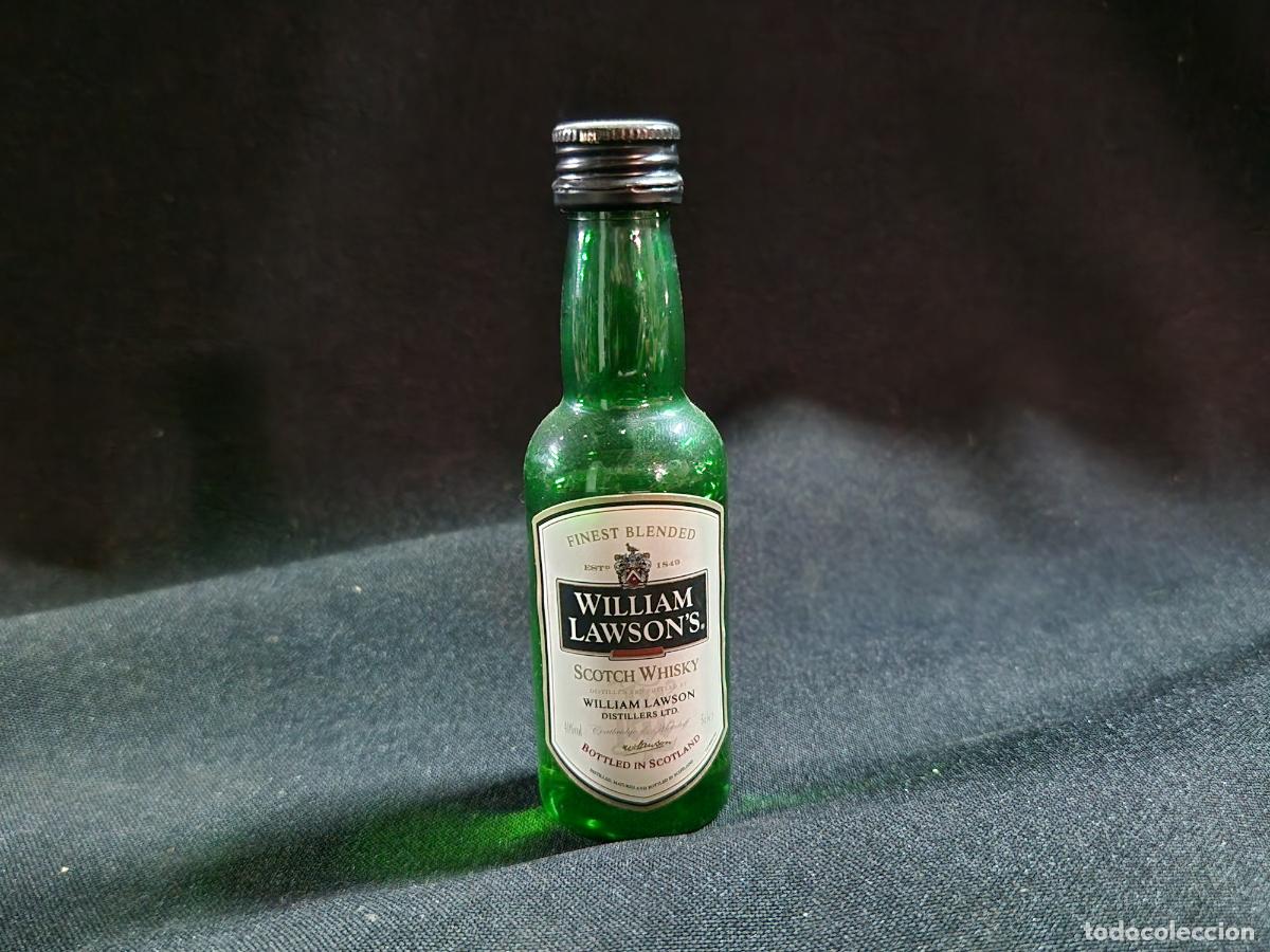 Segunda mano: BONITO BOTELLA MINI DE LICOR. COLECCIONABLE. WILLIAM LAUWSO'ES SCOTCH WHISKY.