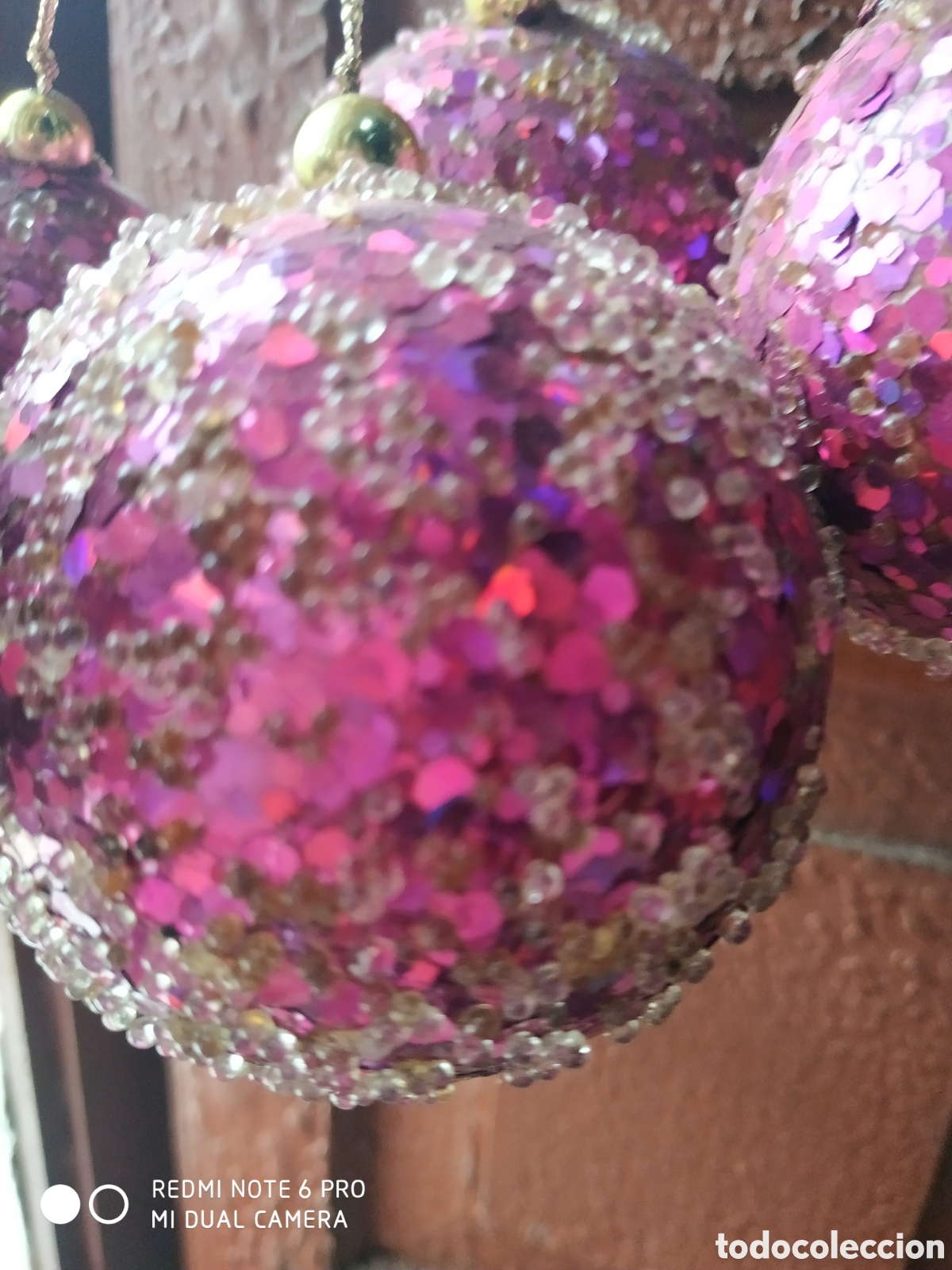 Segunda mano: Lote de 5 bolas de navidad - Foto 2