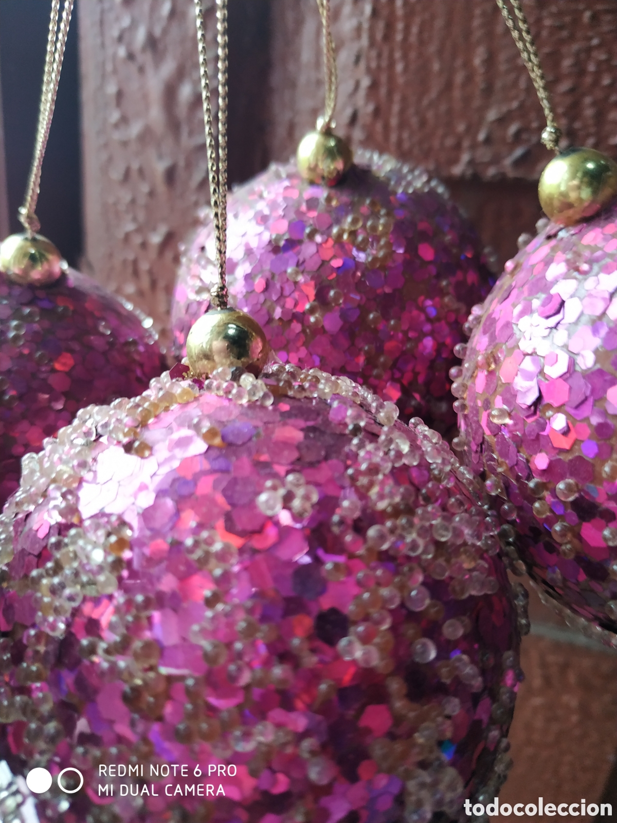 Segunda mano: Lote de 5 bolas de navidad - Foto 3