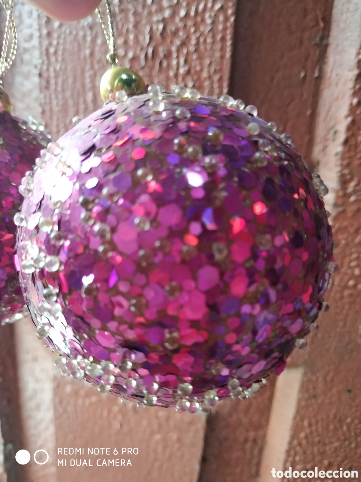 Segunda mano: Lote de 5 bolas de navidad - Foto 5