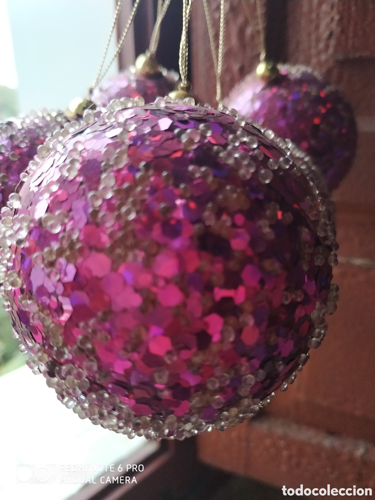 Segunda mano: Lote de 5 bolas de navidad - Foto 6