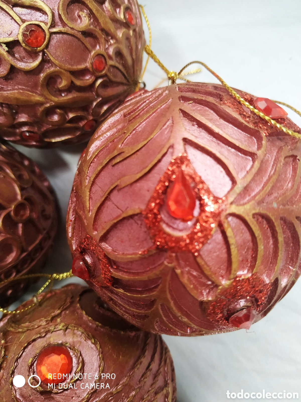 Segunda mano: Lote de 5 bolas navide&ntilde;as - Foto 2