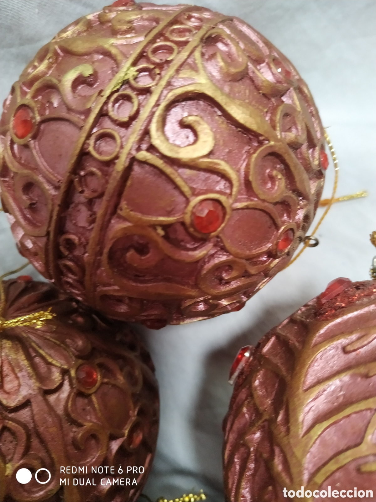 Segunda mano: Lote de 5 bolas navide&ntilde;as - Foto 3