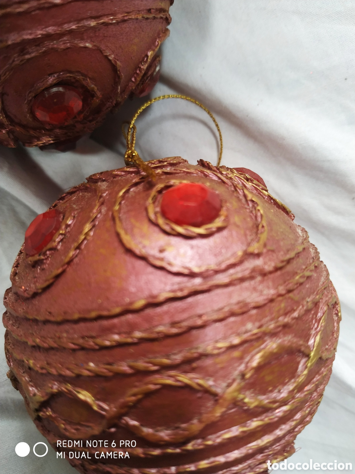 Segunda mano: Lote de 5 bolas navide&ntilde;as - Foto 4